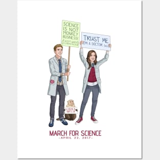 Fitzsimmons - Science March (With Title) Posters and Art